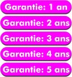 bouton garantie bouton garantie