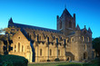 Famous Christ Church Cathedral at evening in Dublin, Ireland Famous Christ Church Cathedral at evening in Dublin, Ireland