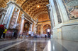 Indoor view of Basilica di San Pietro in Rome, Italy Indoor view of Basilica di San Pietro in Rome, Italy