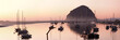 morro bay at dusk