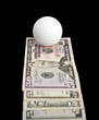 a ball lies on notes a ball lies on notes