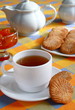 Cup of tea and cookies.
