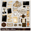 Vintage Elements Collection: PhotoFrames,  Vintage Labels...
