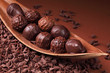 Group of chocolate close up Group of chocolate close up