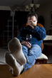 Photo: Man drinking alone Man drinking alone