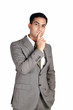 Indian business man in thinking pose