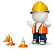 3D road worker