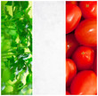 collage verde bianco rosso tricolore
