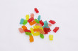 Colorful gummy bears