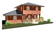 Chalet Baita di Montagna-Mountain Chalet-3d