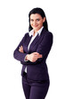 Friendly business woman isolated Friendly business woman isolated
