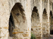 Old Stone Arches in a Historic Spanish Mission Old Stone Arches in a Historic Spanish Mission