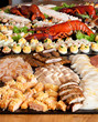Fischbuffet mit großer Auswahl