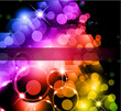Futuristic Rainbow Lights Background for Poster of Flyers