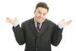Businessman Shrugs