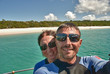 Young Couple having Fun in Whitehaven Beach