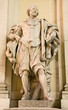 Rubens statue from Vienna - facade of art gallery Rubens statue from Vienna - facade of art gallery