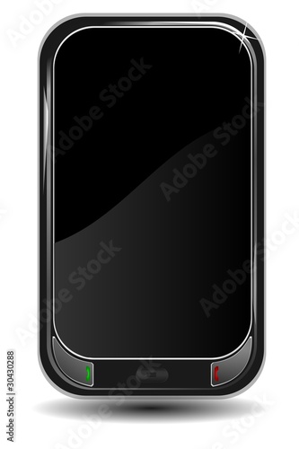Vektor: Design of a touchscreen phone Design of a touchscreen phone