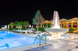 Image : Water pool and fountain at night