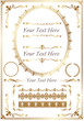 gold frame set