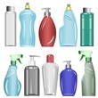 Plastic Bottles Set 6 Plastic Bottles Set 6