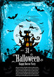 Hallowen Party Flyer for Entertainment Night Event