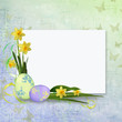 Spring easter card Spring easter card