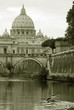 Roma, il Tevere e San Pietro