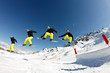 photo snowboard en mouvement