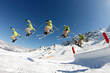 figure pit grab - ski saisi sur la face antérieur