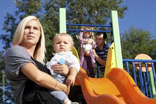 Photo: Young family with relationship difficulties Young family with relationship difficulties