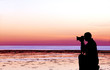 Fotograf am Strand