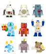 Vector: cartoon robot icon cartoon robot icon