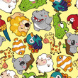 seamless animal pattern