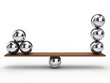 Photo en ligne au meilleur prix Balancing balls on wooden board