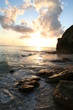 Sunset at Cupecoy Gay Beach in St. Martin - Caribbean