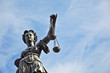 Statue of Lady Justice in front of the Romer