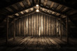 wooden room