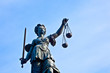 Statue of Lady Justice in front of the Romer