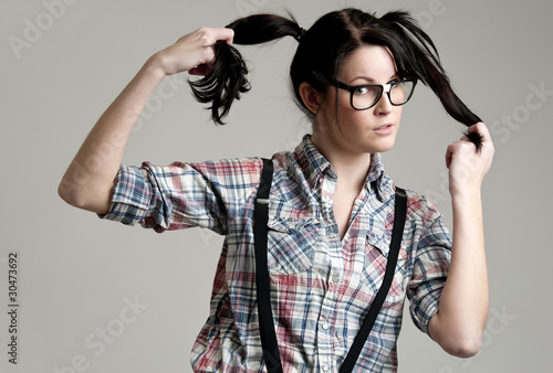 Photo: nerd girl nerd girl