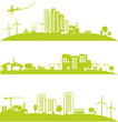ville avec industrie et énergies renouvelables ville avec industrie et énergies renouvelables