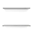 Two glass shelfs