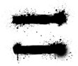 Grunge black banners Grunge black banners