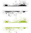 Grunge banner frame in two colors Grunge banner frame in two colors