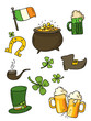 St. Patrick's Day celebration icon