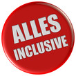 Button rot rund ALLES INCLUSIVE