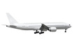 airplane on white background