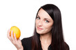 Produce - fruit woman with lemon