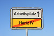 Schild Arbeitsplatz © Matthias Buehner