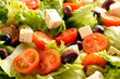 Salade, verte,composée,tomates,olives,fetas